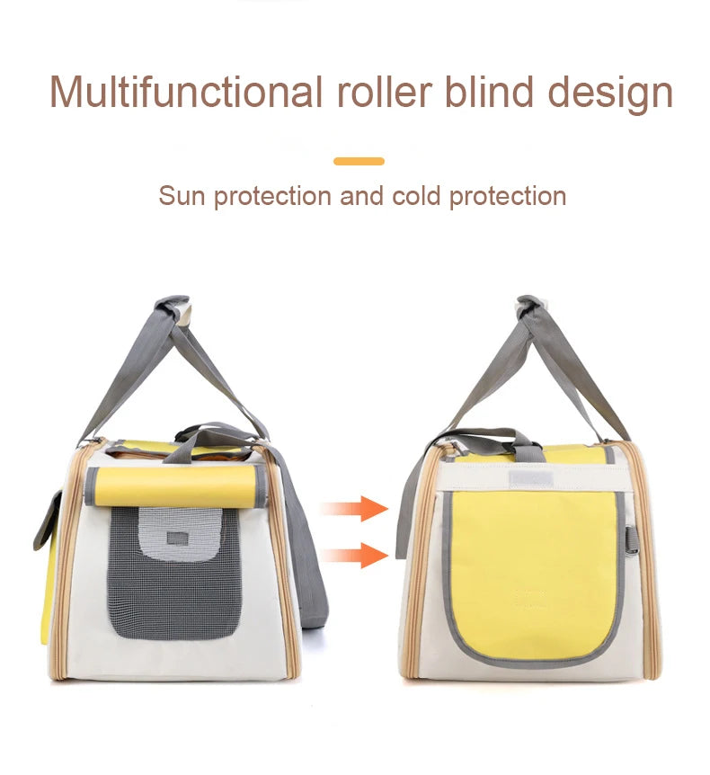 Breathable Pet Carrier Bag – Lightweight & Foldable Travel Bag for Dogs and Cats