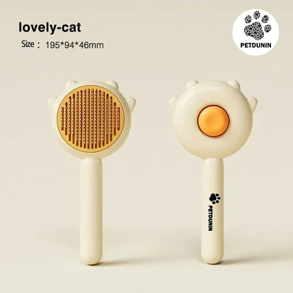 PETDUNIN Pet Comb One-Key Hair Removal Cleaning Brush Magic Massage Grooming Needle Scratcher For Cat Dog Cleaning Care Supplies