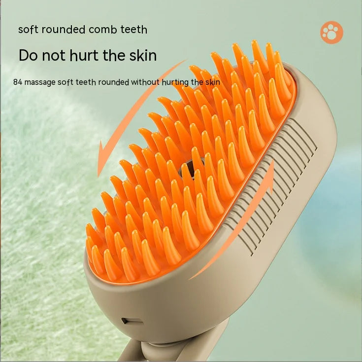 Pet Spray Comb for Cats and Dogs – Electric Hair Removal & Massage Brush