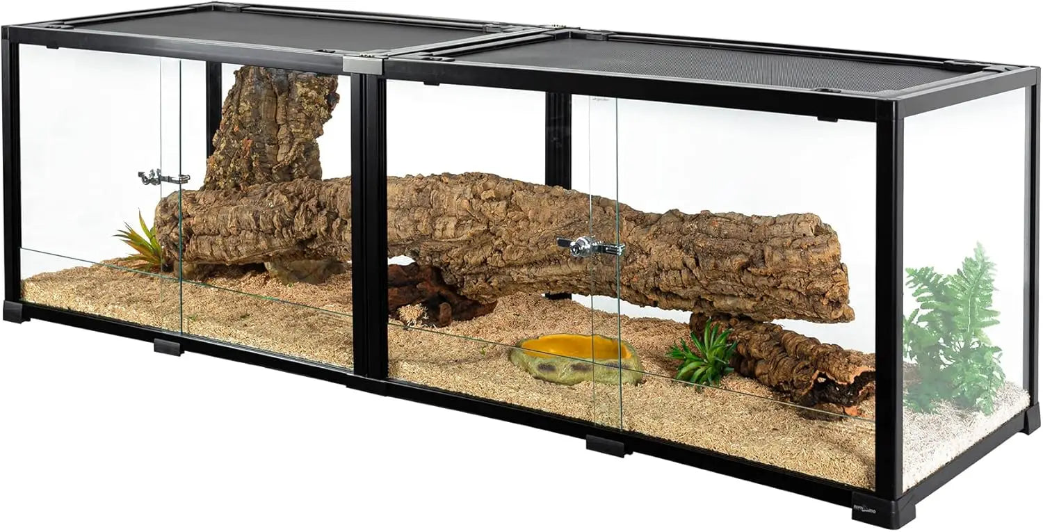 84-Gallon Extra-Long Reptile Terrarium (60"x18"x18")