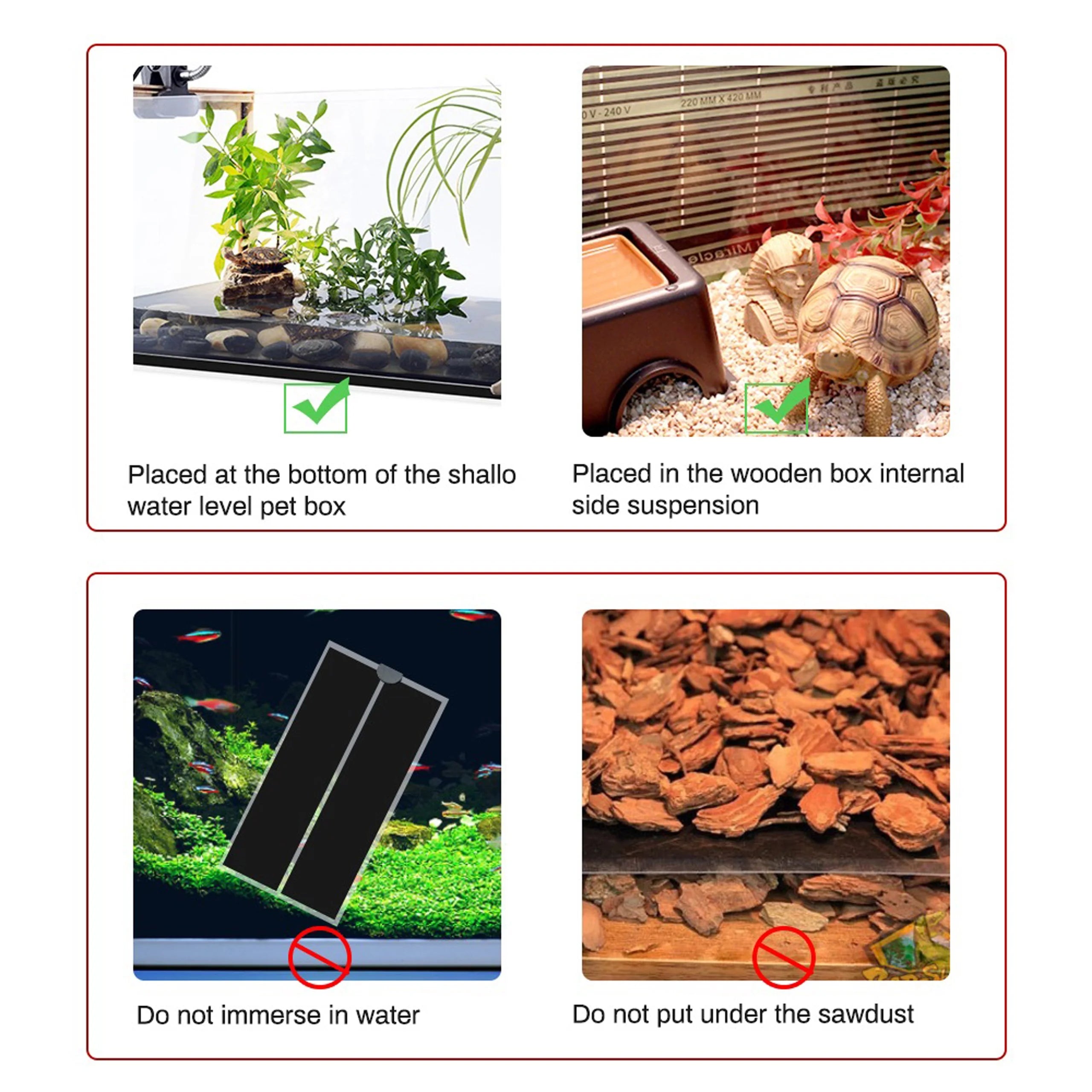 Adjustable Heat Mat for Terrariums