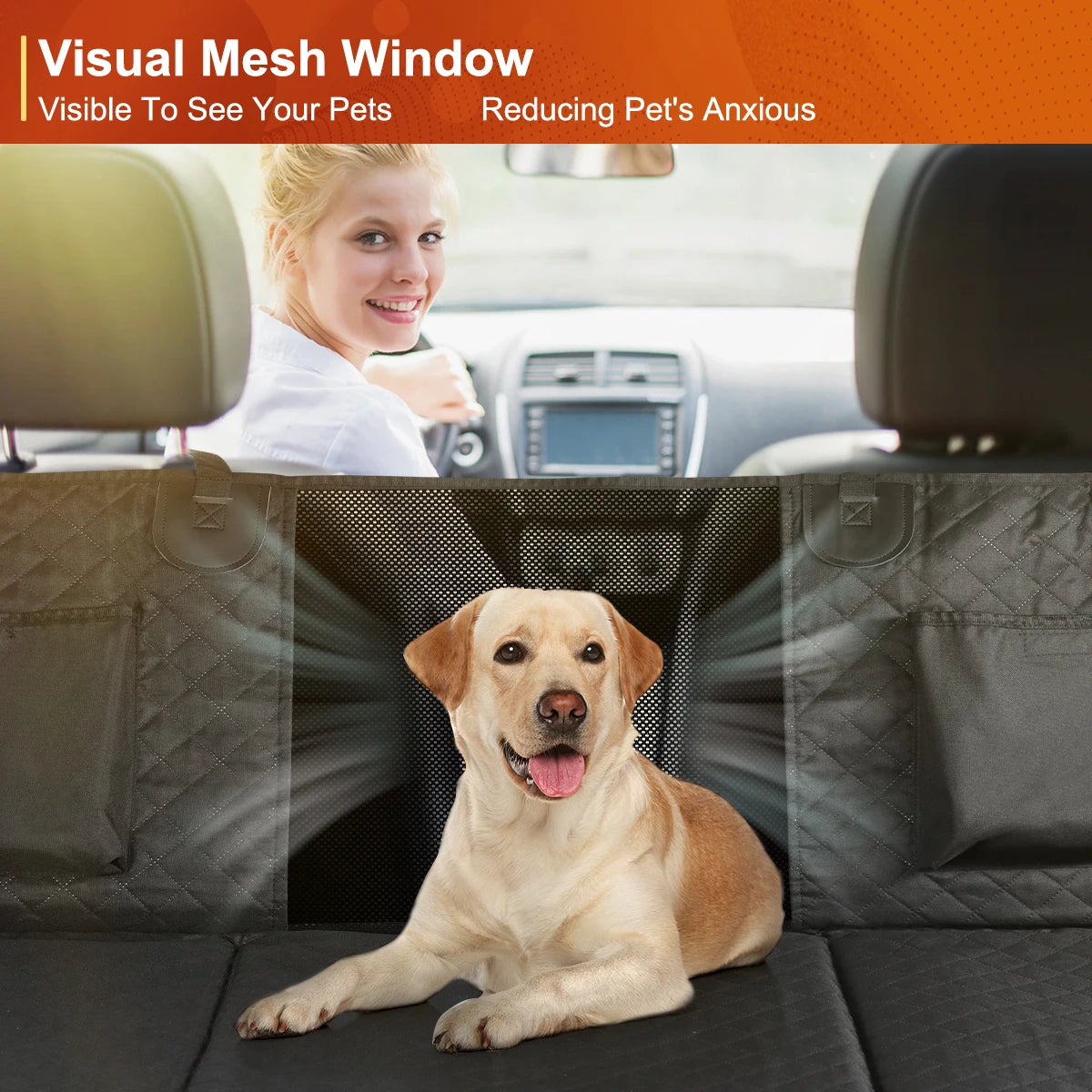 Dog Car Back Seat Extender & Hammock Protector