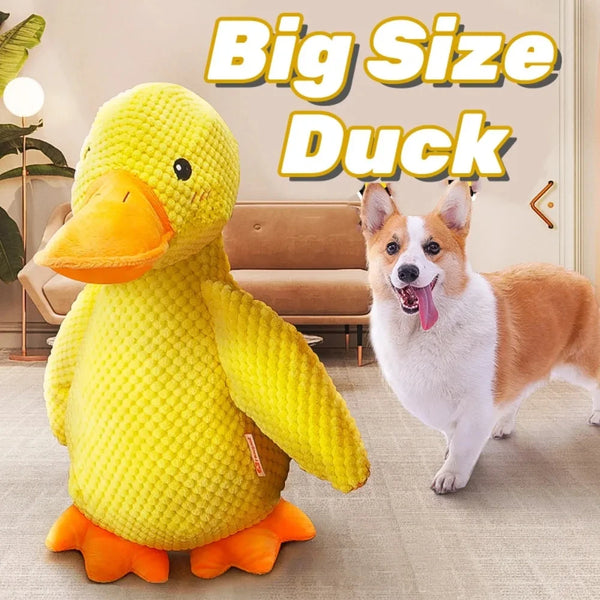 Stomping Duck Bite-Resistant Dog Toy for Large Dogs