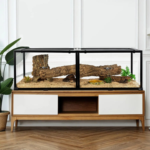 84-Gallon Extra-Long Reptile Terrarium (60"x18"x18")