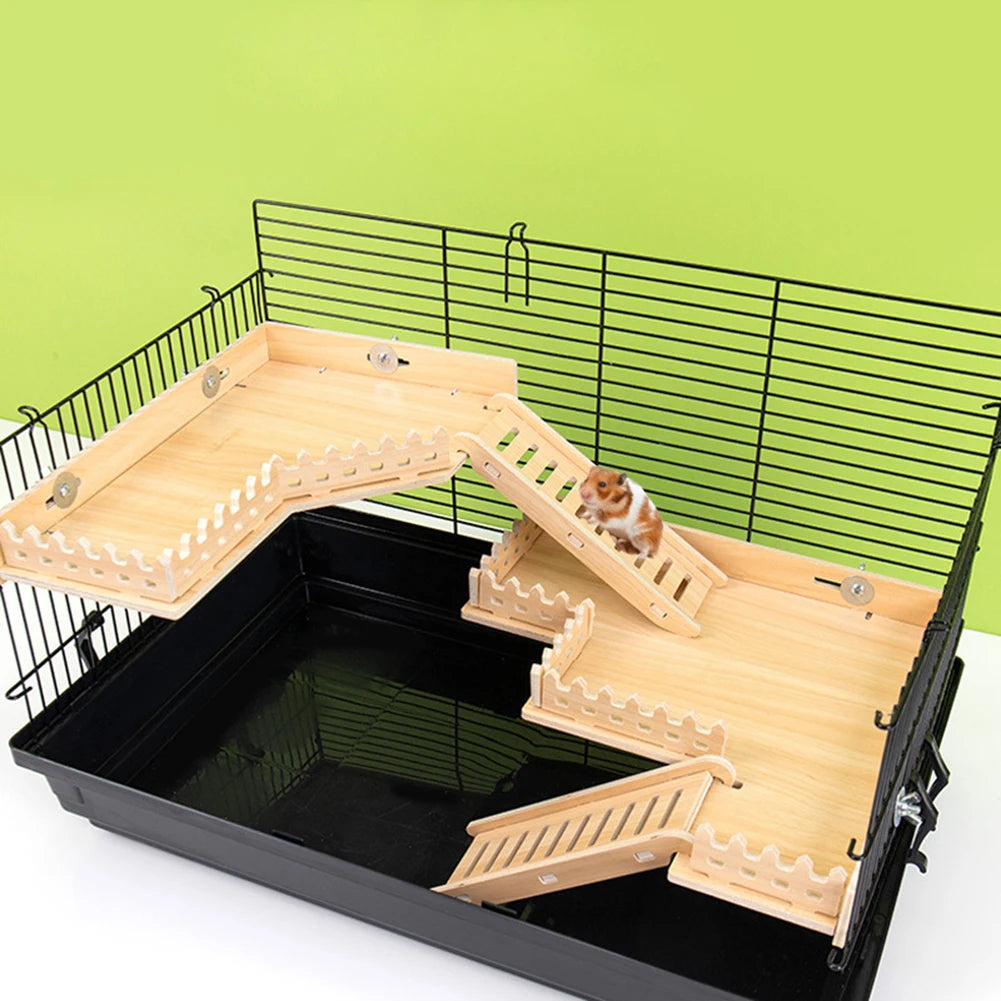 Hamster Playing Platform Bridge Rodents Chew Toy
