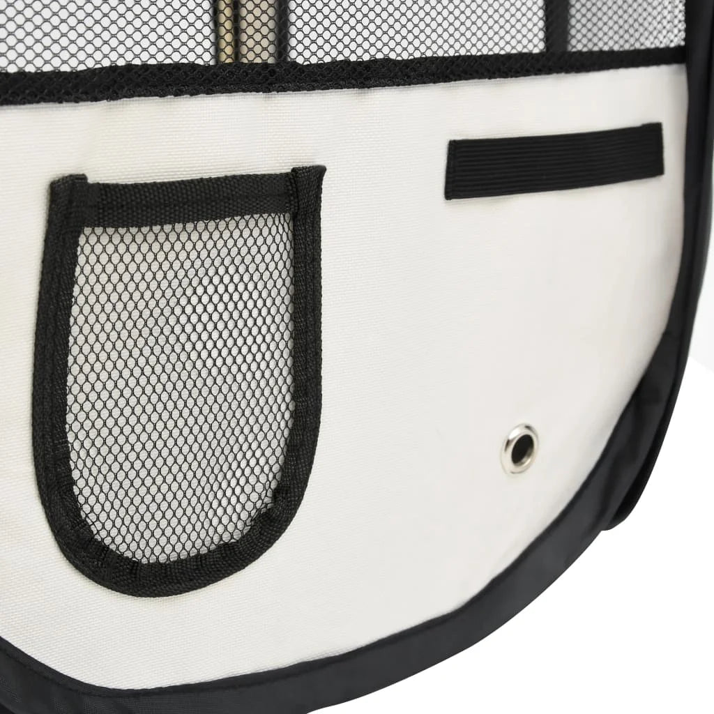 Foldable Dog Playpen with Carrying Bag
