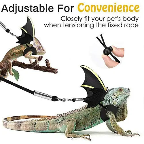 Pet Lizard Leash Reptile Harness for Outdoor Pet Chameleon Squirrel Supplies